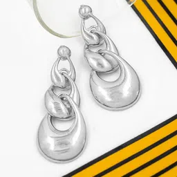 Bellofox Silver-Plated Drop Earrings-image-12