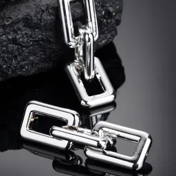 VOGUE PANASH Silver-Toned Square Drop Earrings-91