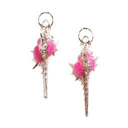 ODETTE Pink & Silver-Tone Drop Earrings-picture-5