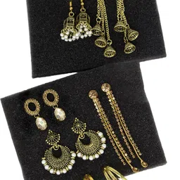 PRIVIU Circular Drop Earrings-11