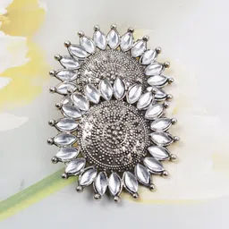 VAGHBHATT Circular Drop Earrings-48