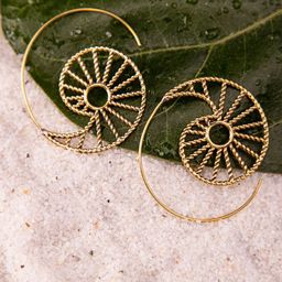 Studio One Love Circular Hoop Earrings-1