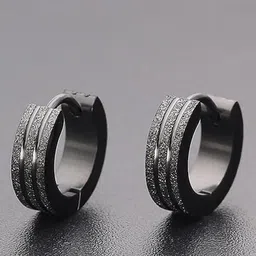 KRYSTALZ Unisex Circular Hoop Earrings-36
