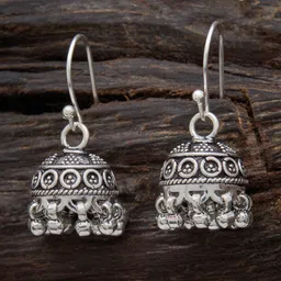 Kushal's Fashion Jewellery Dome Shaped Jhumkas Earrings-20