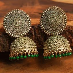 The Pari Gold-Plated Contemporary Jhumkas-image-31