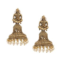 Shining Jewel - By Shivansh Contemporary Jhumkas Earrings-picture-41