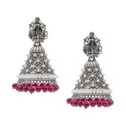 Shining Jewel - By Shivansh Contemporary Jhumkas Earrings-33