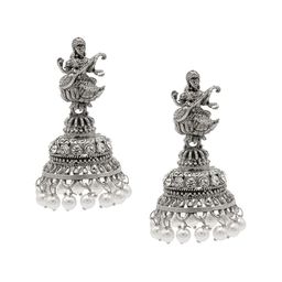Shining Jewel - By Shivansh Contemporary Jhumkas Earrings-picture-51