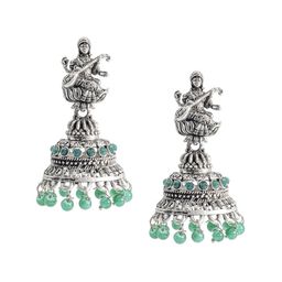 Shining Jewel - By Shivansh Contemporary Jhumkas Earrings-17
