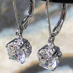 Peora Silver-Plated Contemporary Drop Earrings-20