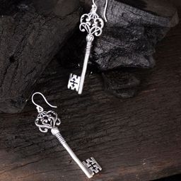 Studio One Love Silver-Toned Contemporary Drop Earrings-image-31