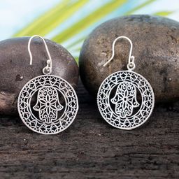 Studio One Love Silver-Toned Contemporary Drop Earrings-image-49
