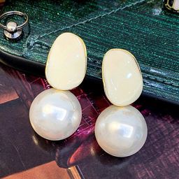 Jewels Galaxy Gold-Plated Contemporary Drop Earrings-46