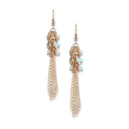 Blisscovered White Contemporary Drop Earrings-picture-12