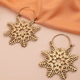 Studio One Love Brass-Plated Contemporary Drop Earrings-image-51