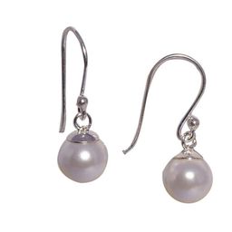 Abhooshan 925 Sterling Silver Beaded Contemporary Drop Earrings-54