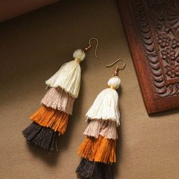 SOHI Multicoloured Contemporary Drop Earrings-15