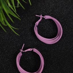 DIVASTRI Circular Hoop Earrings-33