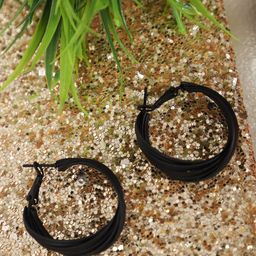 DIVASTRI Circular Shaped Hoop Earrings-56
