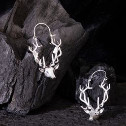 Studio One Love Brass-Plated Contemporary Hoop Earrings-1