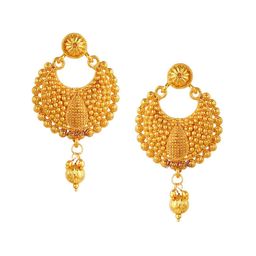 DIVASTRI Set Of 2 Gold-Plated Crescent Shaped Chandbalis image 2