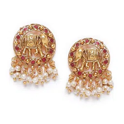 Anouk Gold-Plated Animal Shaped Drop Earrings image 3