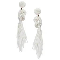Anekaant Beaded Teardrop Shaped Drop Earrings image 2