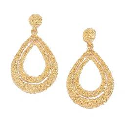 OOMPH Teardrop Shaped Drop Earrings image 3