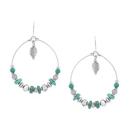 Accessorize Artificial Beads Circular Drop Earrings image 2