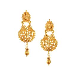 DIVASTRI Set Of 2 Gold-Plated Crescent Shaped Chandbalis image 3