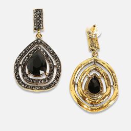 SOHI Gold Plated Drop Earrings image 5