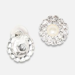 SOHI Silver-Plated Studs Earrings image 5