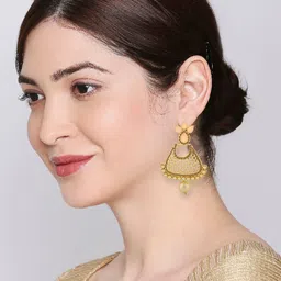 Alamod Gold-Plated Classic Chandbalis Earrings image 3