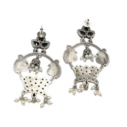 Ozanoo Silver-Plated Classic Drop Earrings image 2