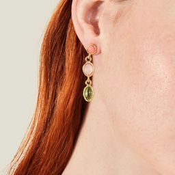 Accessorize Crystals Circular Drop Earrings image 5