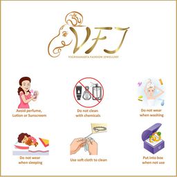 Vighnaharta Set Of 6 Gold-Plated Floral Studs Earrings image 2