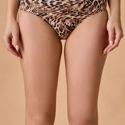 Nykd Women Animal Print Bonded No VPL Hipster Brief- NYP209-picture-8