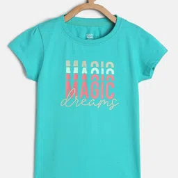 MINI KLUB Teal Print Top-picture-13
