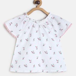 MINI KLUB White Floral Print Top-picture-8