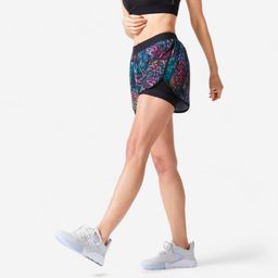 Women Gym Shorts 2-in-1 Anti-Chafing - Print-picture-13