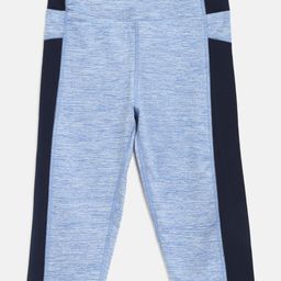 CHIMPRALA Girls Blue Striped Regular Fit Capris-image-20