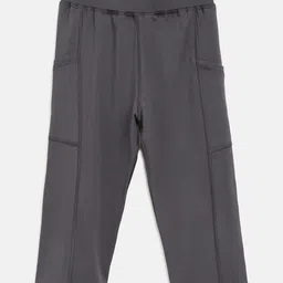 CHIMPRALA Girls Grey Solid Regular Fit Capris-picture-13