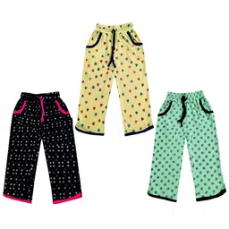 IndiWeaves Girls Pack of 3 Mid-Rise Cotton Printed Capris-image-40