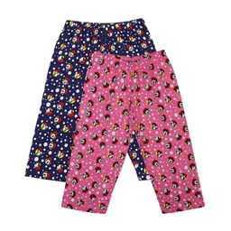 Bodycare Kids Pack of 2 Girls Pink & Navy Blue Printed Capris-image-14