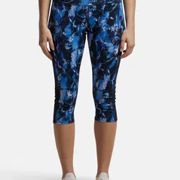 Jockey Slim Fit Printed Capris with Back Waistband Pocket-image-42