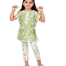 BAESD Girls Printed Top With Capris-image-81