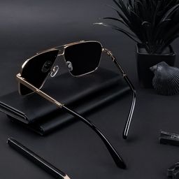 Voyage Unisex Lens & Wayfarer Sunglasses With Polarised And UV Protected Lens 1006MG4202 image 5