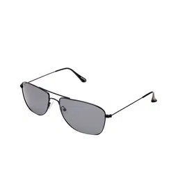 Roadies Unisex Grey Lens & Black Rectangle Sunglasses with Polarised Lens-4