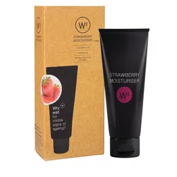 W2 Why Wait Strawberry Moisturiser with Goodness Of Olive Oil, Almond, Cocoa Butter 100ml image 1