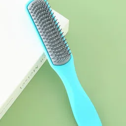 Yellow Chimes Flat Vented Hair Brush with Strong & Flexible Bristles - Blue-image-37